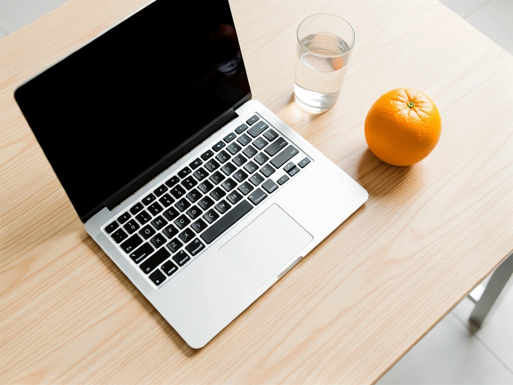 Verifying nutritional data on laptop